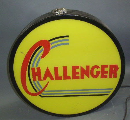 Appraisal: Railroad drumhead Challenger diam