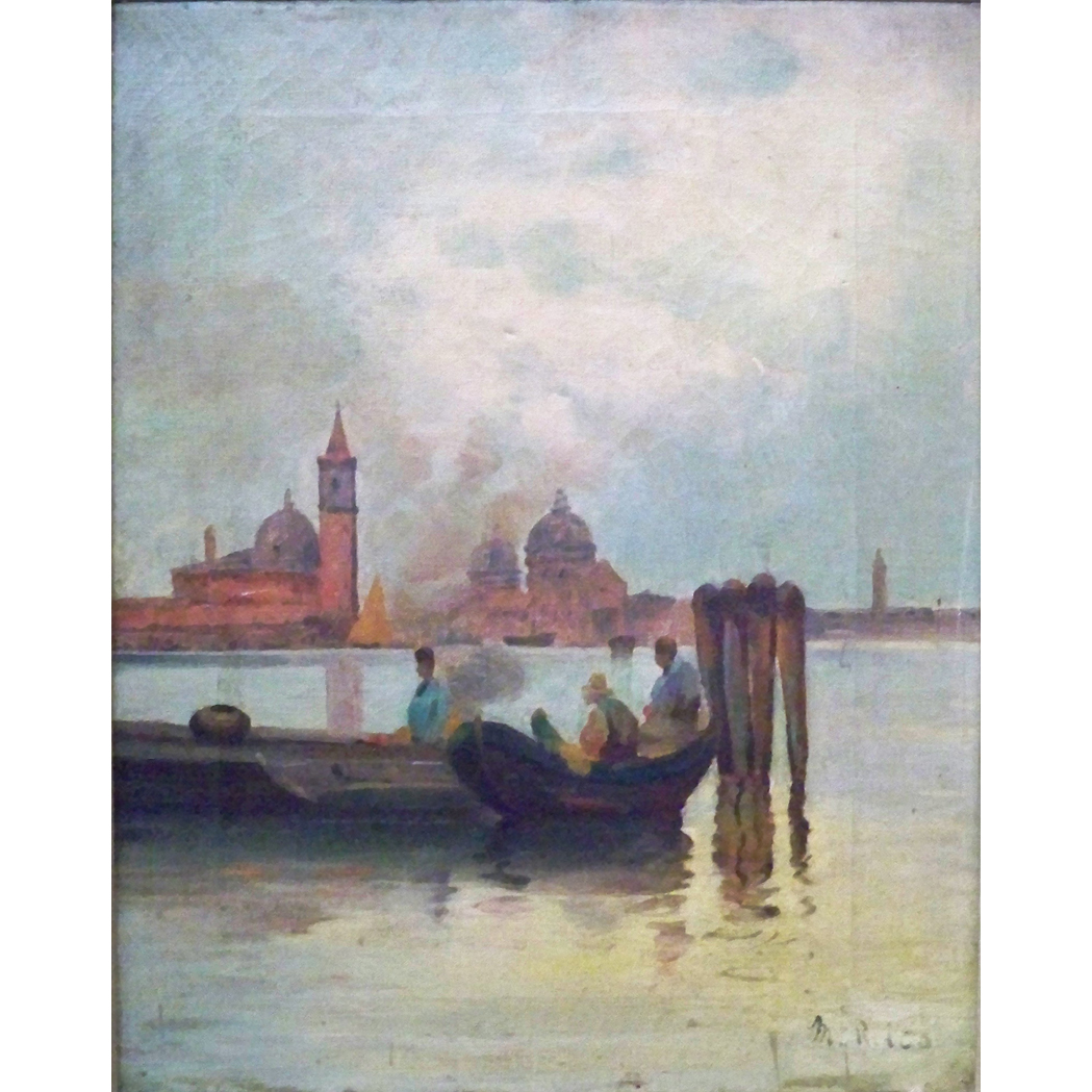 Appraisal: Italian School th Century View of Venice Signed indistinctly M