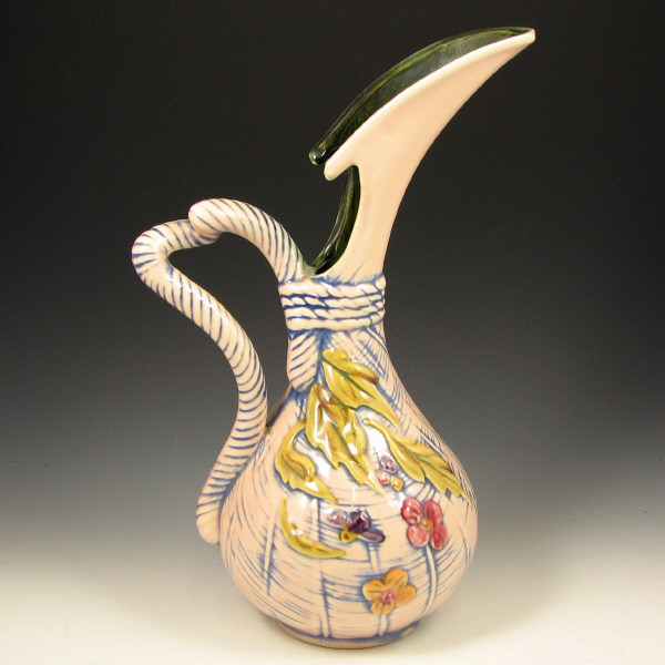 Appraisal: Hull Blossom Flite T Pitcher - Mint Blossom Flite pitcher