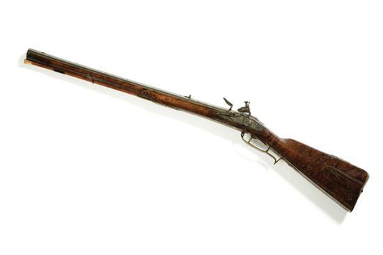 Appraisal: JAEGER FLINTLOCK RIFLE Germany th century Left hand stock with