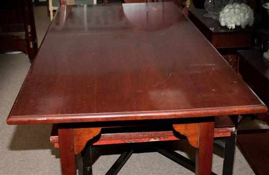 Appraisal: Georgian style mahogany dining table Estimate - All items sold