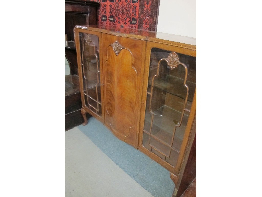 Appraisal: Mahogany display cabinet