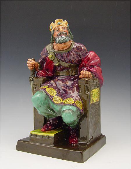 Appraisal: ROYAL DOULTON THE OLD KING HN FIGURINE Measures '' h