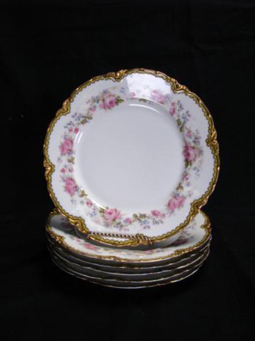 Appraisal: Set of six Haviland Limoges plates diameter with painted gold