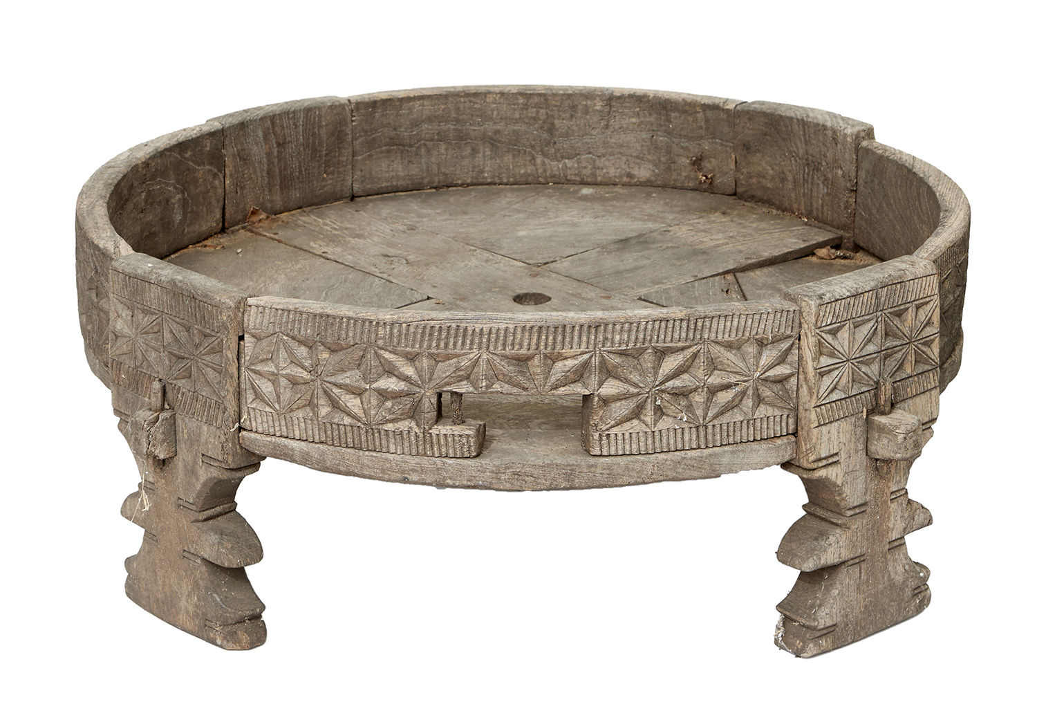 Appraisal: A NORTH AFRICAN CIRCULAR LOW TABLE PROBABLY BERBER TRIBE OF