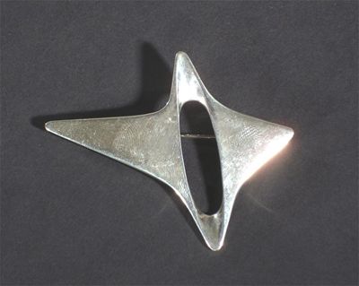 Appraisal: A Georg Jensen silver brooch designed by Henning Koppel model