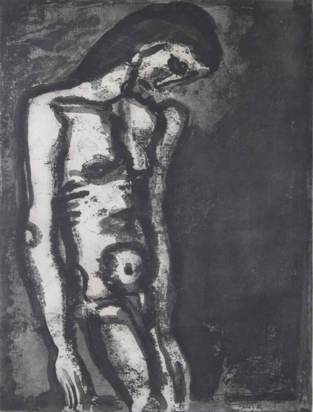 Appraisal: GEORGES ROUAULT FRENCH - ARE WE NOT ALL CONVICTS Aquatint