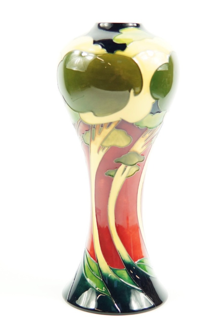 Appraisal: A Moorcroft Pottery vase of baluster form decorated in the