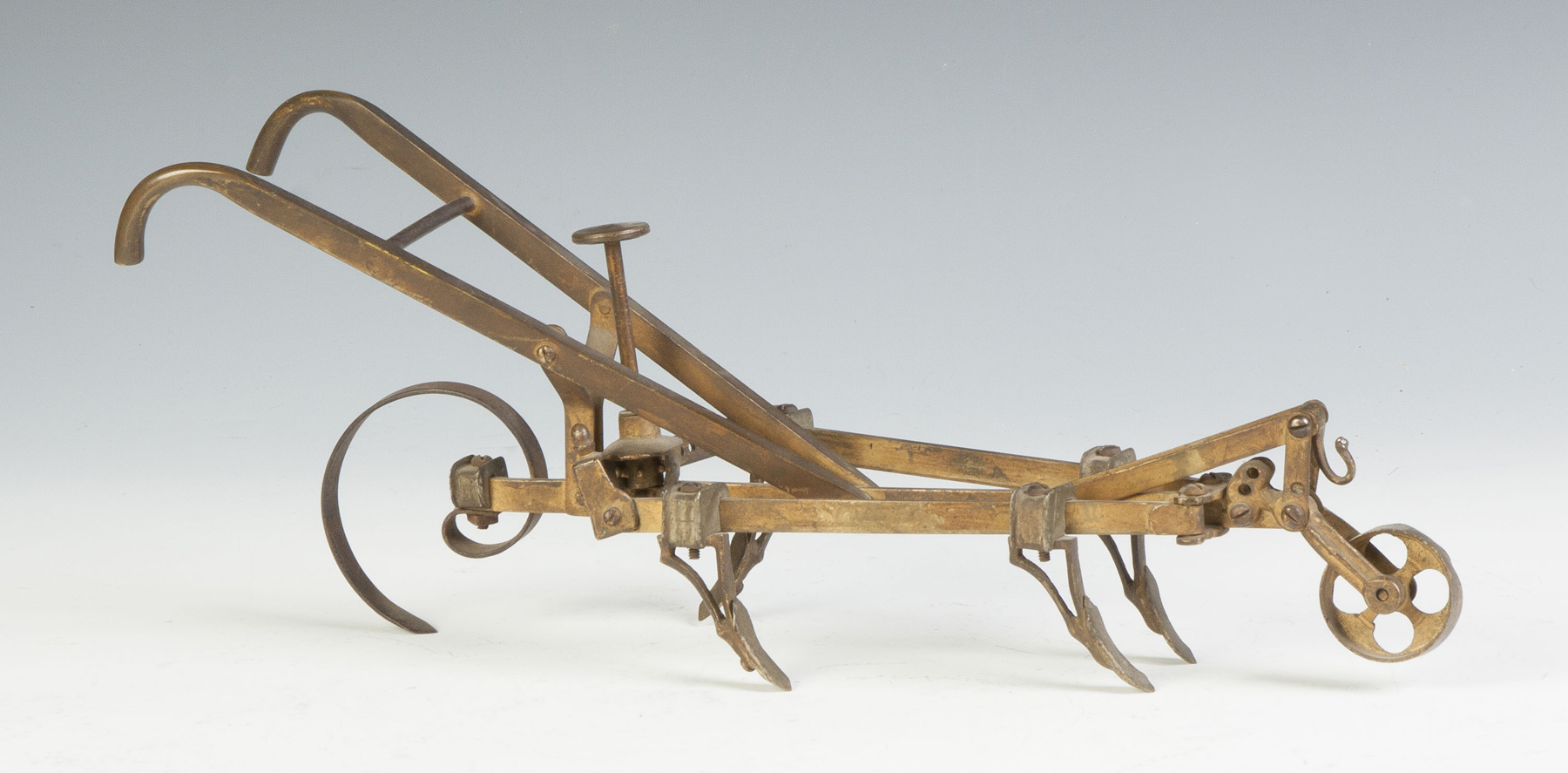 Appraisal: Brass Farm Plow Patent Model C -