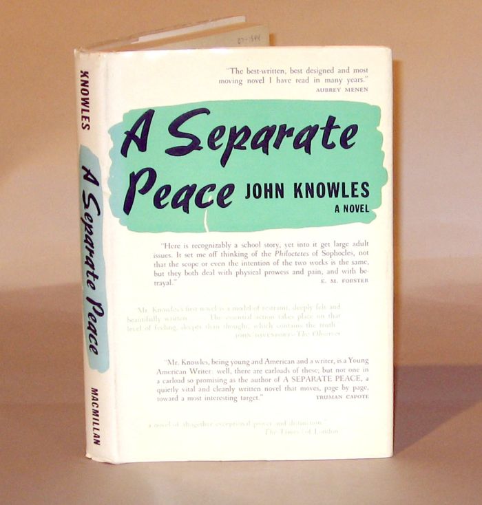 Appraisal: vol Knowles John A Separate Peace New York Macmillan First