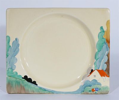 Appraisal: Forest Glen' a Clarice Cliff Biarritz plate designed by Clarice