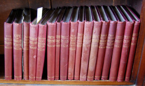 Appraisal: Seventeen volumes various titles Charles Dickens clothbound published by Chapman