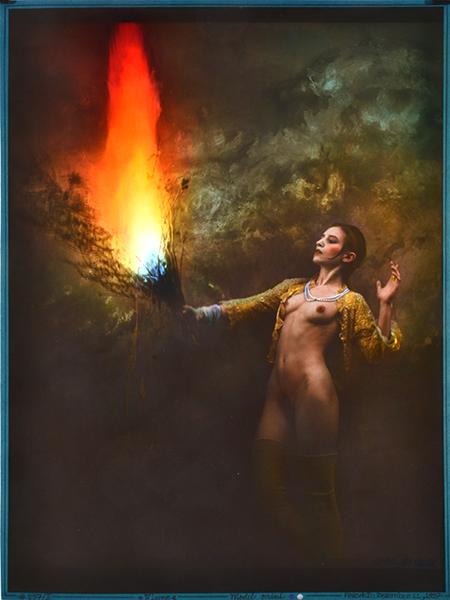 Appraisal: JAN SAUDEK Czechoslovakian born Flame c-type print II model print