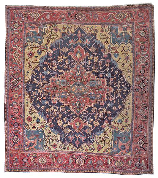 Appraisal: A Serapi carpet Nortwest Persia late th century size approximately