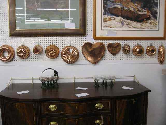 Appraisal: Collection of Copper Molds various sizes and shapes some Victorian