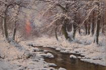 Appraisal: Laszlo Neogrady Hungarian - Winter Lanscape Oil on canvas signed