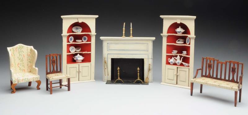 Appraisal: TynieToy Piece Furniture Set With Accessories 's - 's Marked