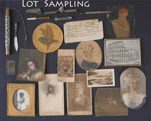 Appraisal: Collection of ephemera to include autograph books early photos etc