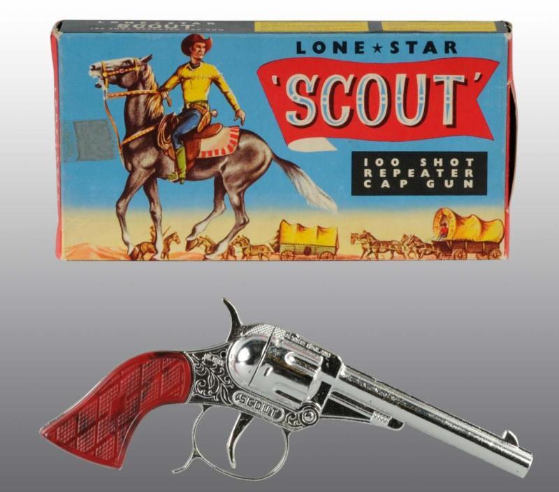 Appraisal: Lone Star Scout -Shot Repeating Toy Cap Gun Description Includes