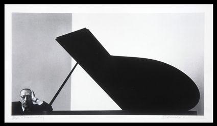 Appraisal: ARNOLD NEWMAN - IGOR STRAVINSKY Photograph x in sheet signed