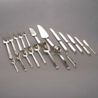 Appraisal: Extensive Tiffany Co silver flatware set Extensive Tiffany Co silver