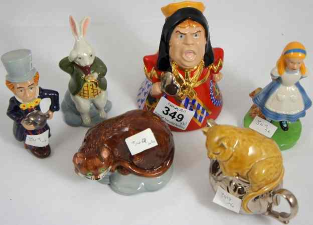 Appraisal: A collection of Wade Figures from the Alice in Wonderland