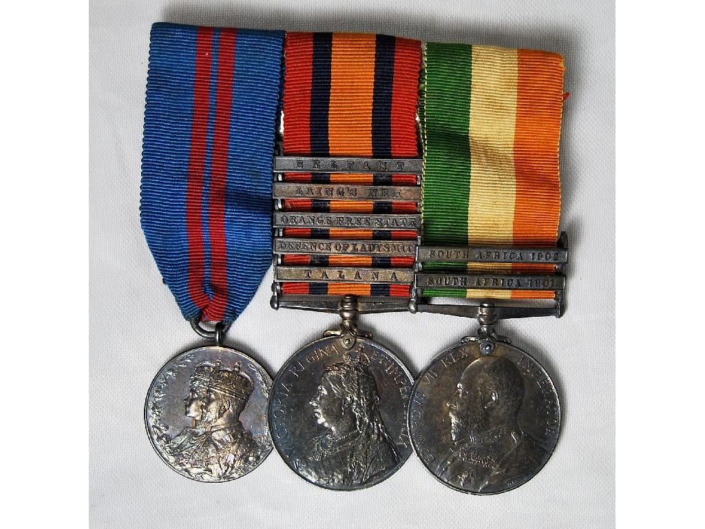 Appraisal: A pair of Boer War medals to Capt W E