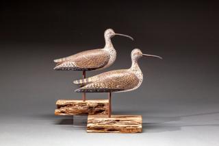 Appraisal: Curlew Pair by Eugene Chief Cuffee Eugene Chief Cuffee -