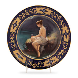 Appraisal: A Vienna Porcelain Cabinet Plate th Century the central image