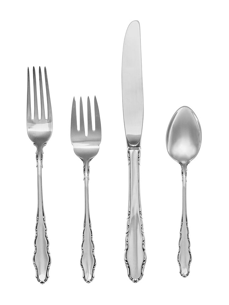 Appraisal: An American Silver Flatware Service An American Silver Flatware Service