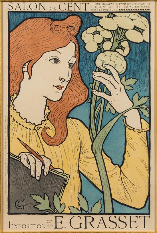 Appraisal: Sale Lot Eugene Grasset French - Salon des cent Exposition