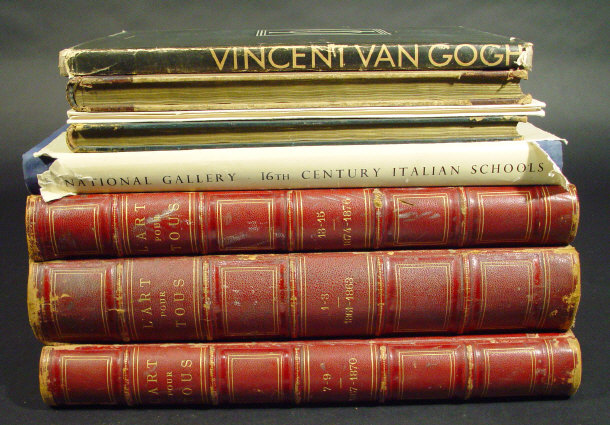 Appraisal: Selection of art related books including three th century volumes