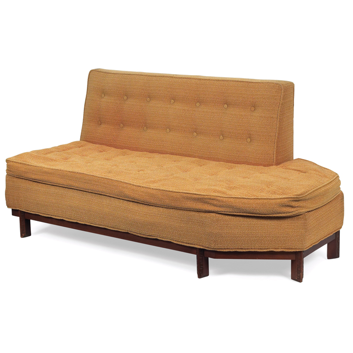 Appraisal: Frank Lloyd Wright sectional sofa manufactured by Heritage Henredon two-pieces