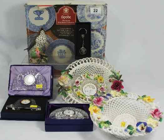 Appraisal: Collection of Various Pottery to include a Spode Blueroom Boxed