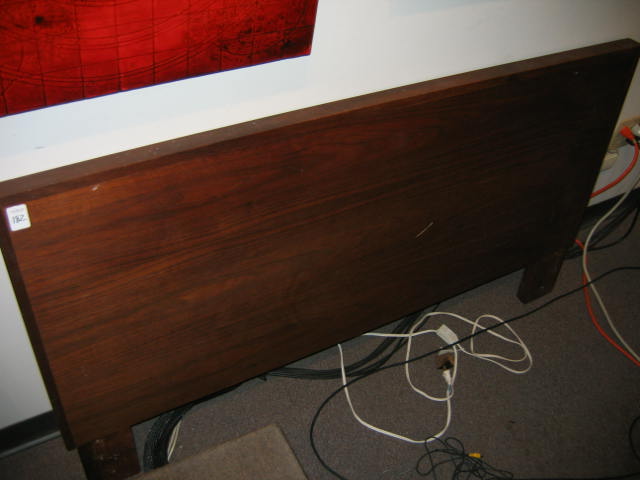 Appraisal: JENS RISOM DANISH Teak headboard h l Estimate -