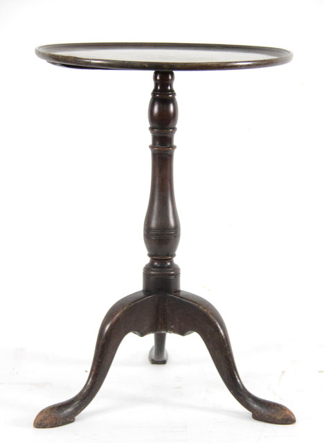 Appraisal: A George III style mahogany occasional table with dish top