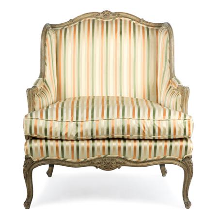 Appraisal: Louis XV Style Painted Wood Bergere Estimate -