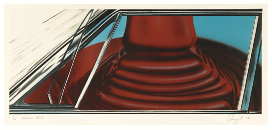 Appraisal: JAMES ROSENQUIST Highway Trust Color lithograph on Arches Cover x