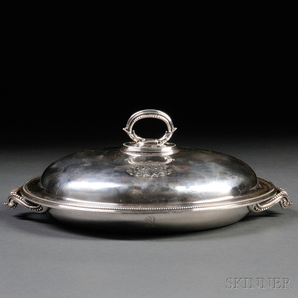 Appraisal: Victorian Sterling Silver Covered Dish London - Martin Hall Co