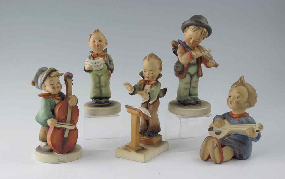 Appraisal: HUMMEL FIGURINES - FULL BEE MARK To include JOYFUL Germany