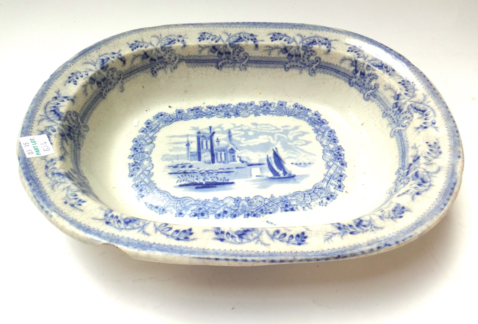 Appraisal: A group of Staffordshire blue and white printed earthenware th