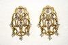 Appraisal: EARRINGS - One pair of K yellow gold openwork dome