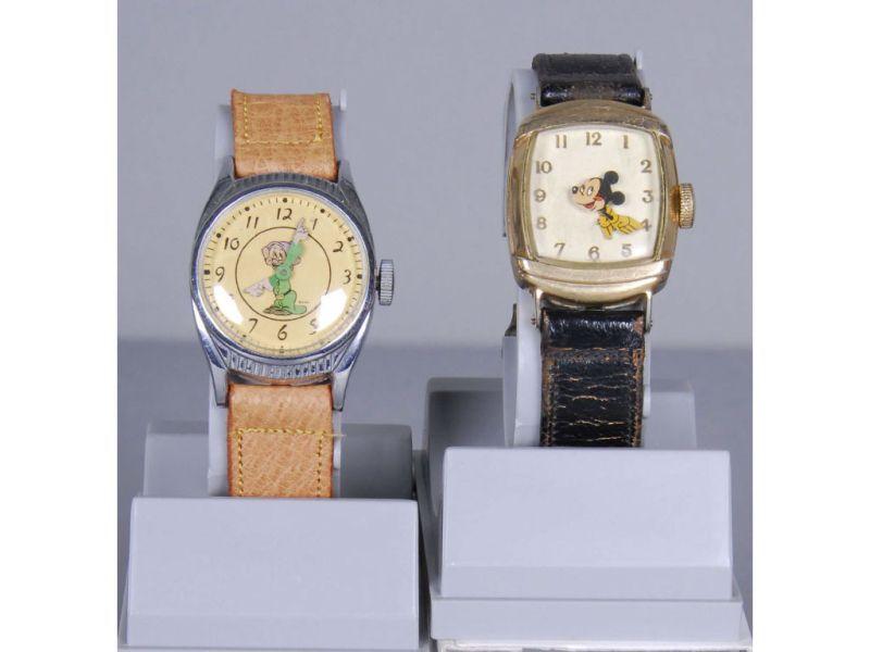 Appraisal: Lot of Walt Disney Character Watches with Micke Description Ingersoll