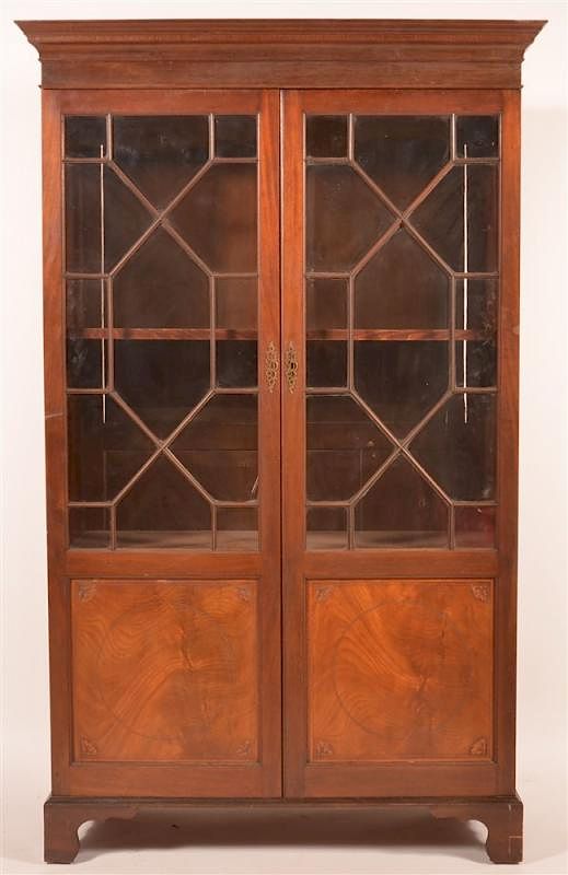 Appraisal: Late th C English Two Door Mahongany Cabinet Late th