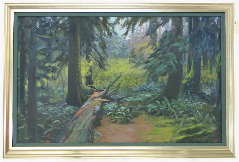 Appraisal: DAVID McGRANAGHAN OIL ON CANVAS Washington th st century Forest