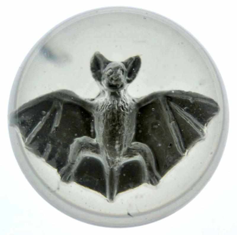 Appraisal: Rare Bat Sulphide Marble Description Figure is large well-centered in