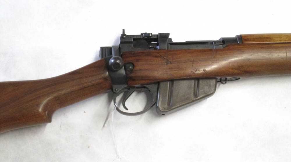 Appraisal: ENFIELD NO MK BOLT ACTION RIFLE British caliber barrel walnut