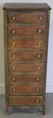 Appraisal: Drawer Lingerie Chest From a Brooklyn NY estate Dimensions ''