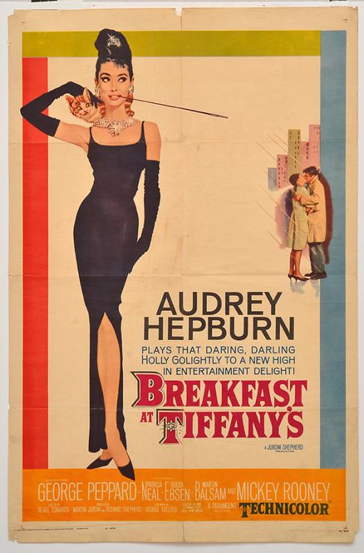 Appraisal: A BREAKFAST AT TIFFANY'S PARAMOUNT U S ONE SHEET POSTER