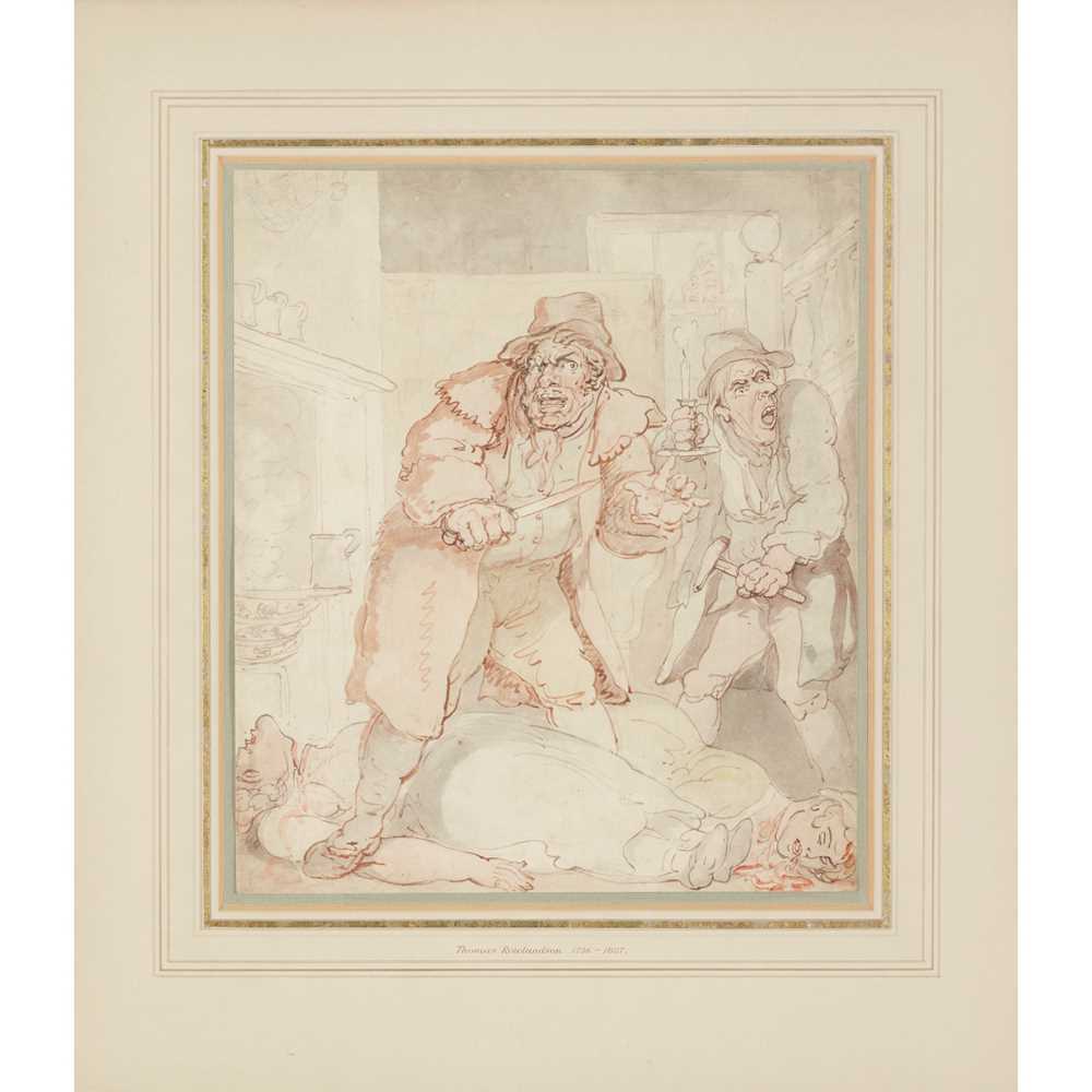 Appraisal: THOMAS ROWLANDSON BRITISH - THE BODY-SNATCHERS BURKE AND HARE Mixed